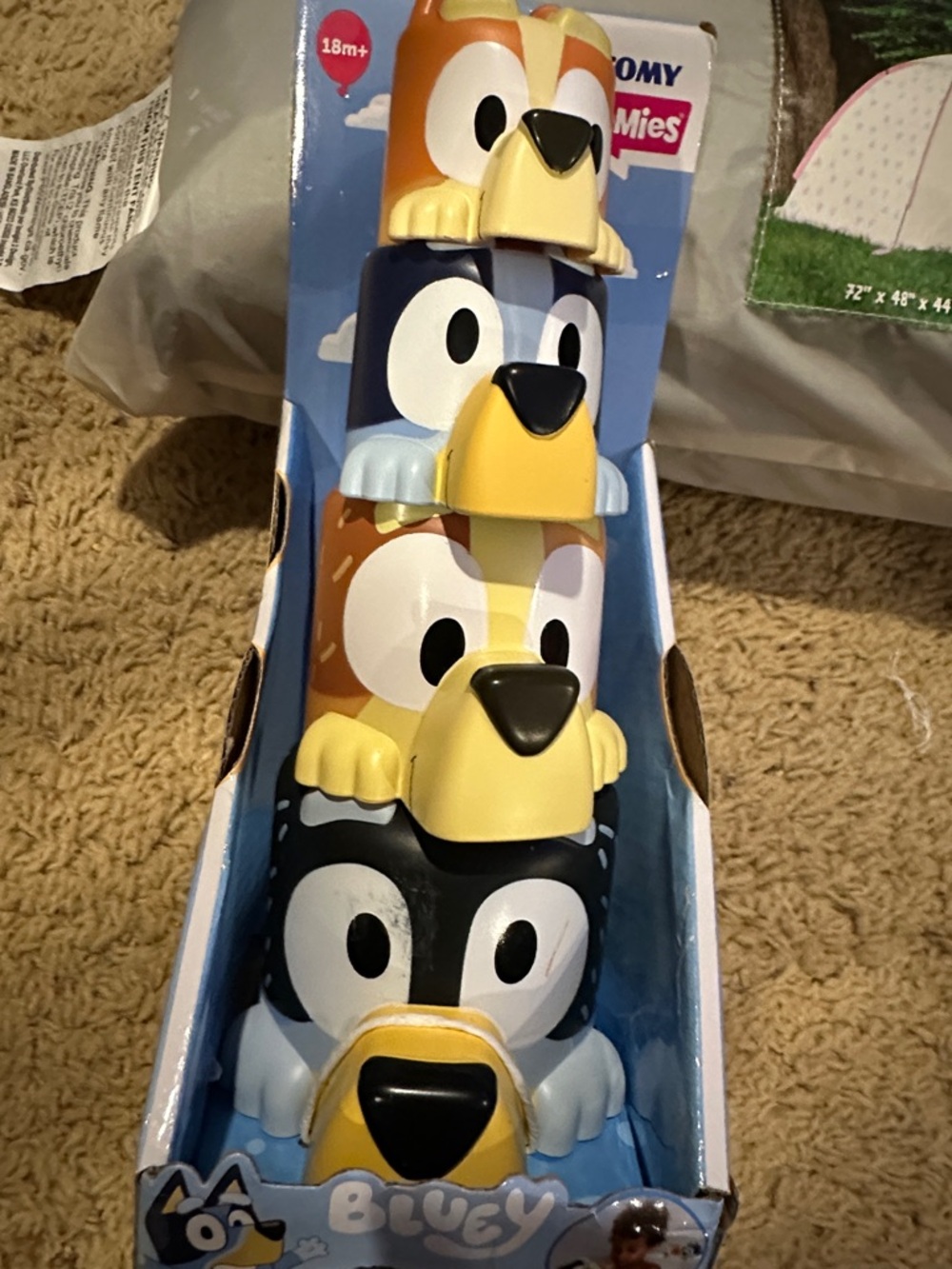 Bluey Stackable Animal Cups - Multicolor Set - Picture 1 of 4